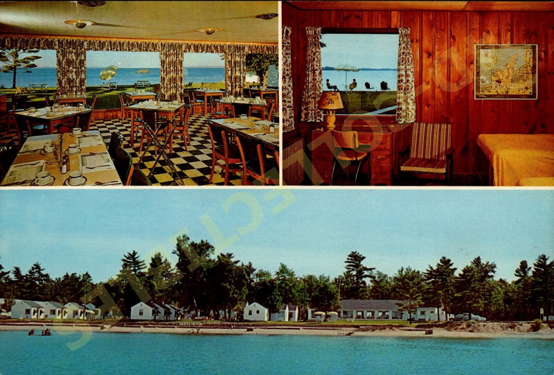 Pinestead Reef Resort (Reef Motel) - Gustleys Vintage Postcard (newer photo)